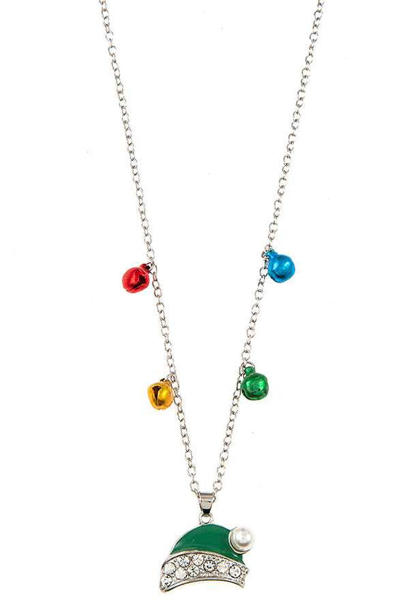 CHRISTMAS HAT NECKLACE