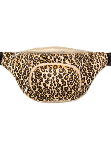 LEOPARD FANNY PACK - GOLD